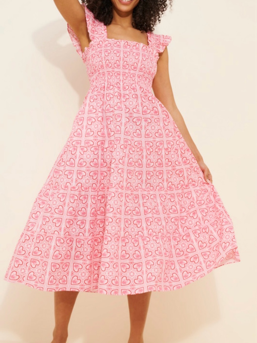 Hill House Ellie Heart Pink Nap Dress